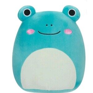 Squishmallows Robert the Frog 14" Aqua Green Belly Plush Toy Official Kellytoy N